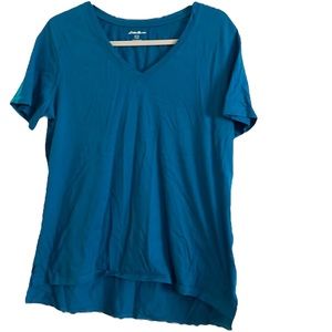 Eddie Bauer v neck large tee